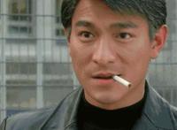 刘德华抽烟很酷的动态图片