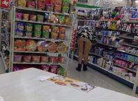 超市美女图看懂被吓傻