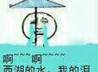 啊-啊-西湖的水我的泪 拿伞哭