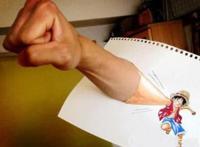 穿越二次元的路飞