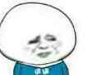 低着头很苦逼的样子