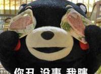 熊本熊：你丑，没事，我瞎