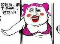 管理员群主快来呀，包夜20！