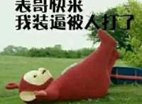 天线宝宝倒在地上：表哥快来我装逼被人打了