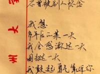 郑州大学男生写给女神的九段话原文原图完整版