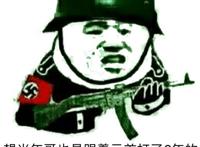 想当年哥也是跟着元首打了6年的仗，会怕你这sb吗