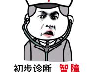 初步诊断：智障 下一位