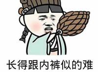 长得跟内裤似的难怪喜欢装逼