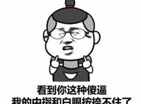 看到你这种傻逼 我的中指和白眼按捺不住了