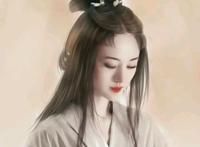 长发古代美女背影图片