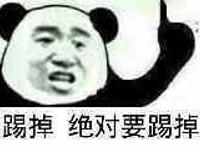 踢掉，绝对要踢掉