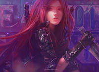 英雄联盟美女百合抚慰图