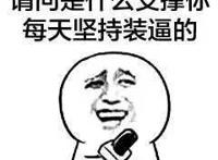 请问是什么支撑你每天坚持装逼的