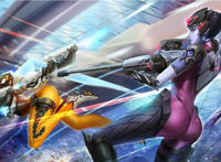 守望先锋dvr女英雄邪恶透视图1