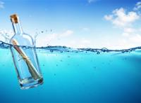 漂流瓶唯美图片