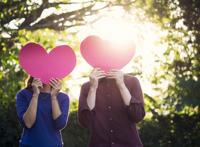 情侣心形图片