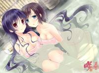 动漫二次元女生泳衣掉落图片