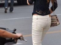 紧身裤饱满三角超清