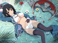 二次元妹子叼着避孕套ll一