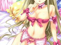 二次元妹子叼着避孕套视频