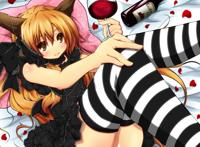 动漫女男接吻图片