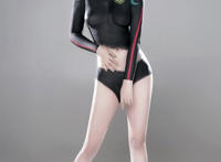 足球美女彩绘视频 美女彩绘衣服