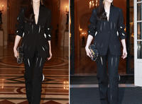 范冰冰穿西服照片