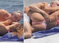 美女与帅哥拥抱照片 