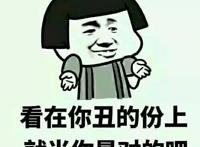 看在你丑的份上，就当你是对的吧