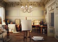 欧美简约风格客厅装修摆设图片