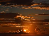 火红的晚霞美丽图片