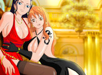 娜美罗宾女帝3人齐上阵 路飞操娜美故事