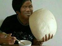 看什么看，没见过吃馒头的