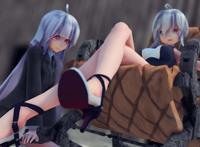 mmd校服 死库水 诱惑 校服控