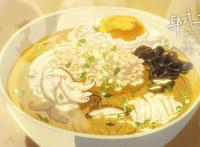 一碗热腾腾的鸡蛋面图片