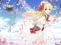 二次元小女孩泳装凸现沟图片