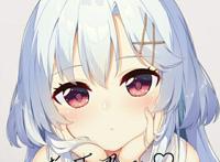 托下巴表情图片