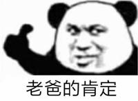 老爸的肯定表情