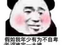 假如我年少有为不自卑老婆肯定一大堆