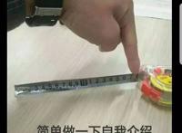 简单做一下自我介绍（18cm）