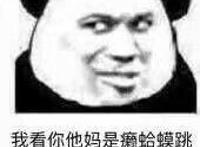 我看你他妈是癞蛤蟆跳悬崖想装蝙蝠侠