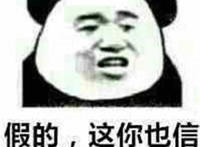 假的 这你也信