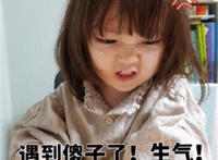遇到傻子了生气（萝莉表情）