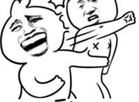 我打（扇耳光表情）
