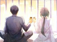 公憩乱耽美漫画之在卫生间对着镜子要了我