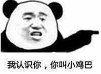 我认识你  你叫小几把