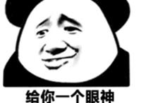 给你一个眼神你懂我的意思吧（撇嘴表情）