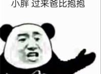 小胖 过来爸比抱抱