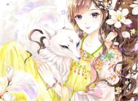 二次元森系鹿少女图片