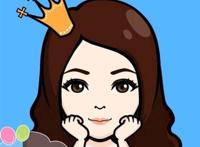 戴王冠的女生头像漫画